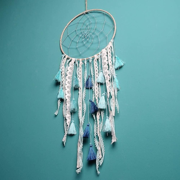 Käsintehty Unelmien Saalistaja, Bohemian Macrame-Seinätekstiili Mandala Kuu Unelmien Saalistaja