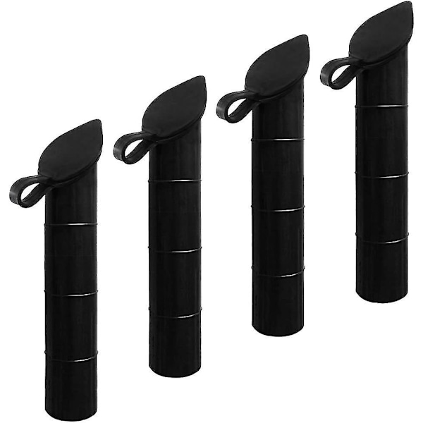 Gummistøtte for fiskestavholder, 30 grader, oval flens, for maritim bruk
