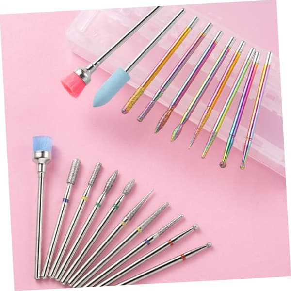 Manicure Kit Neglebor Hoveder til Negleslibemaskine