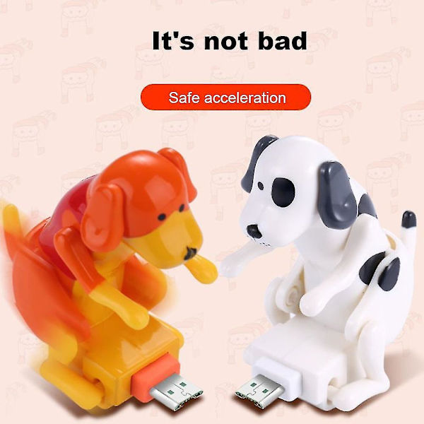 Humping Dog Hurtigladerkabel for iPhone og Android