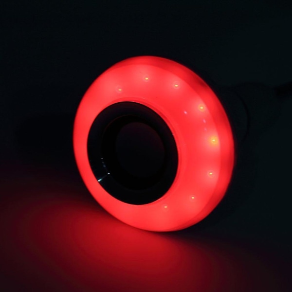 Smart fjernbetjening Bluetooth Led Pære Musikhøjttaler Rgb Natlampe