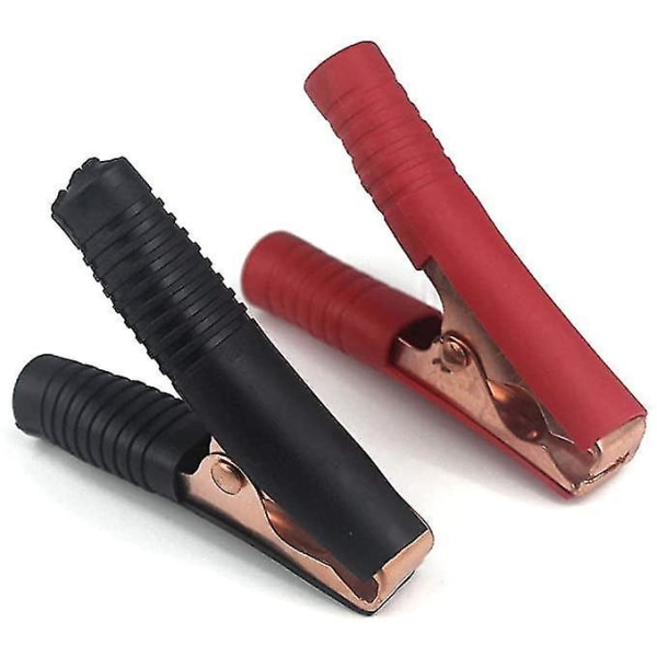 Bilbatteriklemmer 150A Isoleret Alligator Klemmer 2 stk