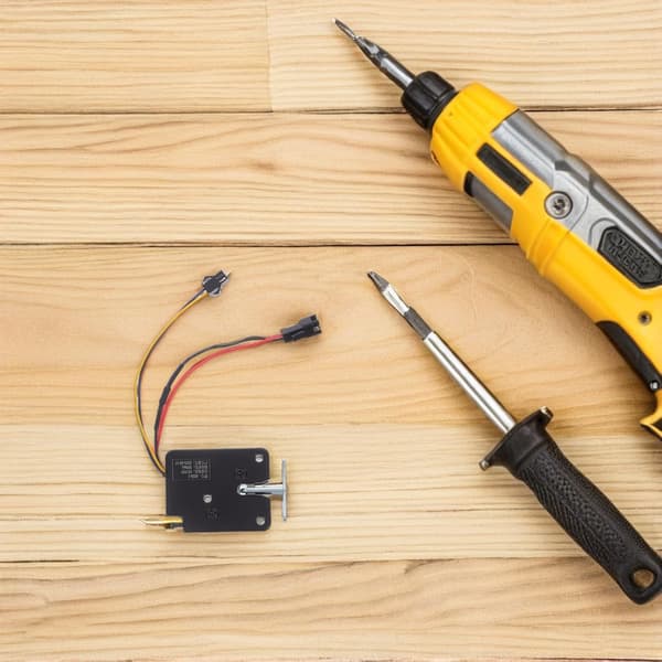 Elektrisk Kontrollås Dc12V Mini Servodørlås med Deteksjonsbryter