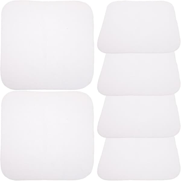 6 stk. bomullsmuslin bønneostduk 40x40cm bomullsstoff vaskbar siling