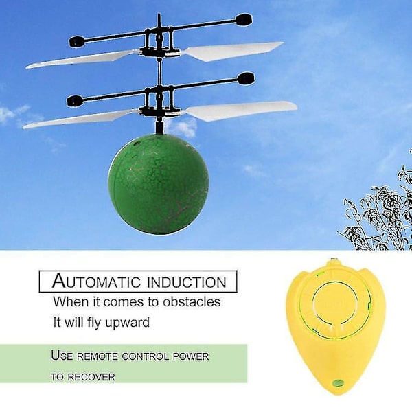 RC Infrarød Induktion Helikopter Flyvende Bold Med LED Legetøj Til Børn
