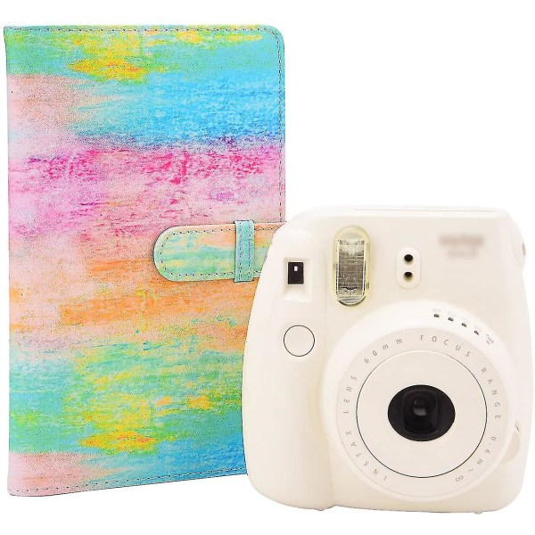 Color Wallet Pu Leather Photo Album Compatible Mini 11 9 8 90 8+ 26 7s Instant Camera Film