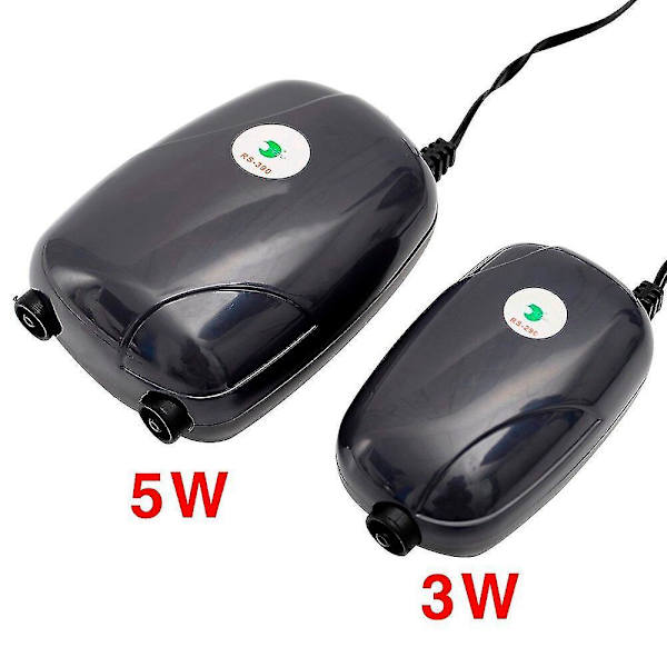 Akvarium Luftpumpe Fisketank Mini Kompressor Enkelt Udløb