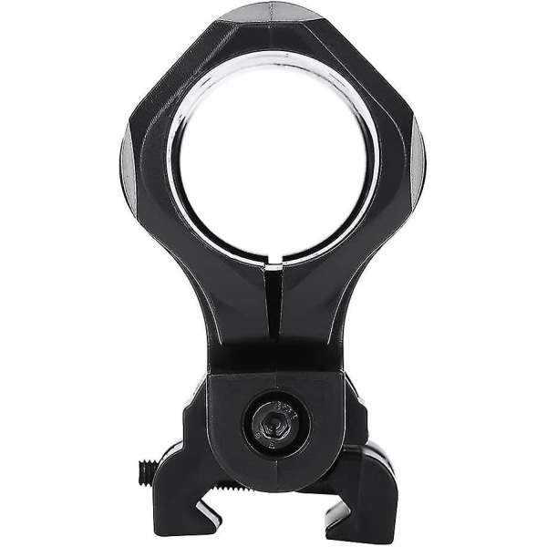 Torch Clip Montering Plast Rask Utgivelse Lommelykt Holder Clip Montering Kit (svart) (1 stk)