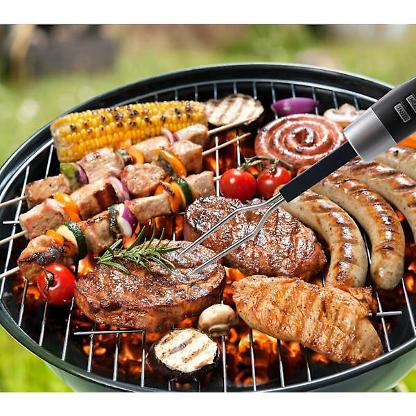 Kødmålergaffel Grillgaffel Med Termometer Digital Grillgaffel Termometer Digital Madlavningsgaffel