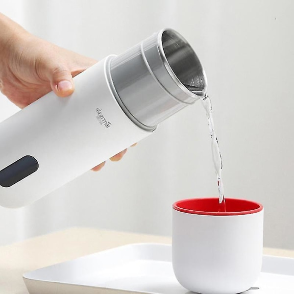 Bærbar elektrisk vannkoker termisk kopp kaffe reisekjele