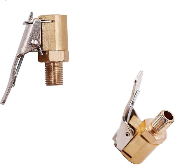 Dækluftnipler, Messing Dækventil Luftpumpe Klip, Bilpumpe Tilbehør Tråd Dyse Adapter