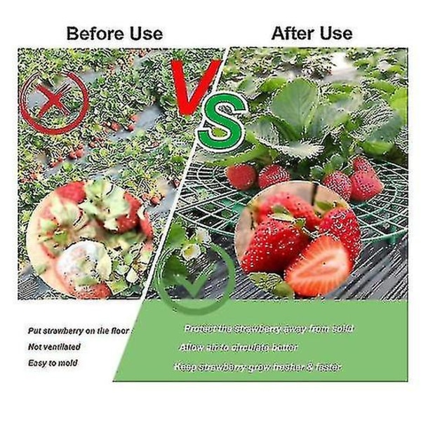5-paknings jordbærstøtte, justerbar jordbærstativ Planteklatrestativ