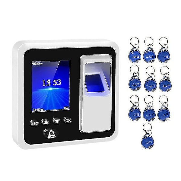 Time Attendance And Rfid Reader Fingerprint Biometric Attendance System