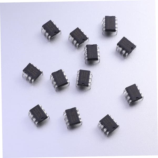 Ne555p Dip-8 Timer 555 Timer Högprecisionsmodul Elektronikkomponent 12-pack för kretsar