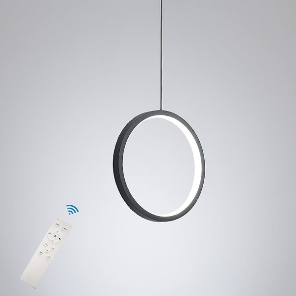 20 cm:n pyöreä riippuvalaisin, alumiini, LED, moderni