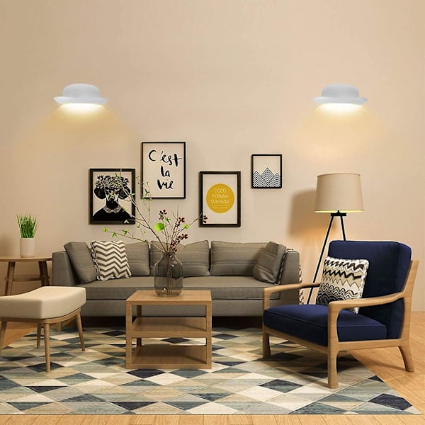 Kreativ 12W Modern LED Vägglampa Vägglampa Vattentät IP65 Aluminium LED Väggtvättare Inomhus Utomhus För Badrum Sovrum Hall Vardagsrum Trappor