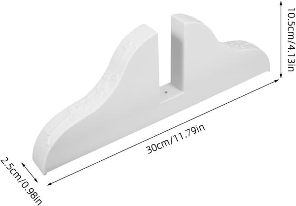 2 stk. foldbare rumdelerfødder skillevægsskærmstøtte PVC-holder