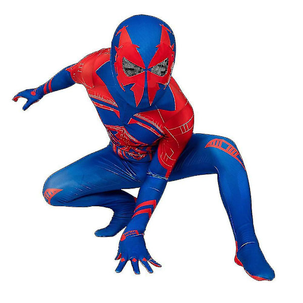 Jumpsuit til børn Superhelt Zentai Bodysuit Drenge Fancy Up Kostume 7-8 Years