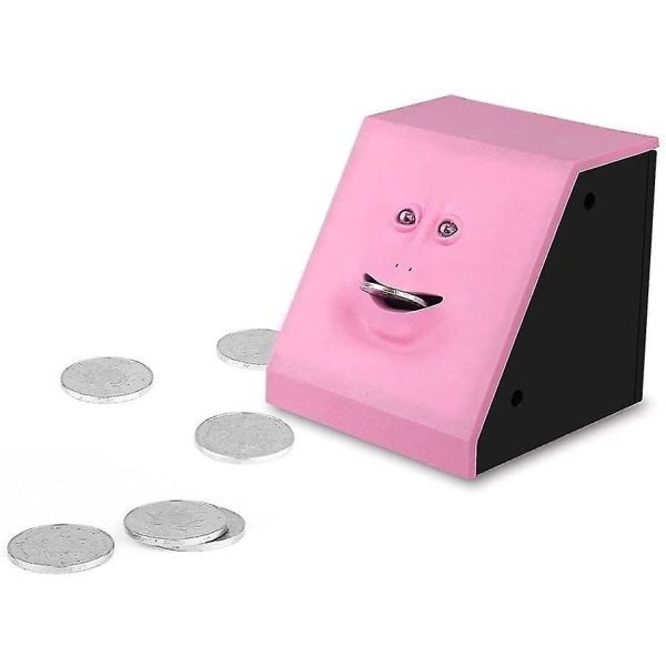 Myntätande Face Bank Automatisk Sparlåda Sensor Piggy