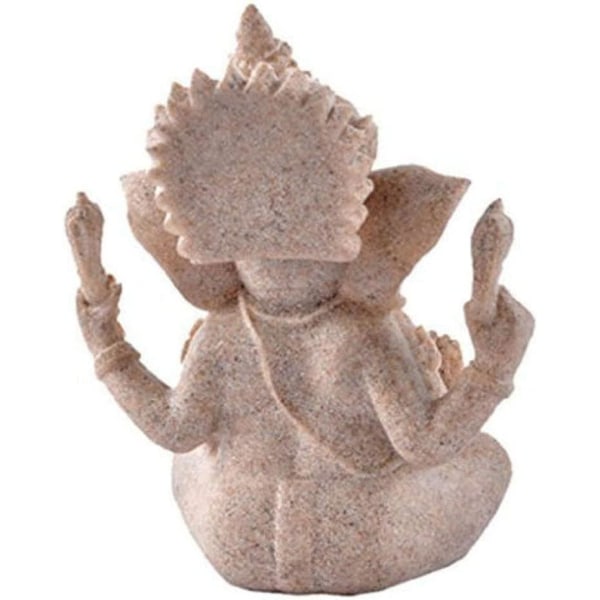 Sandstein Elefant Statue Ganesha Buddha Skulptur Statue Hindu Buddhisme Hjem Decor
