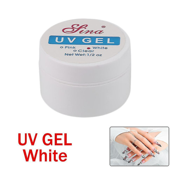 UV-lysbehandling Nail Supplies Crystal Nail Extension Lim