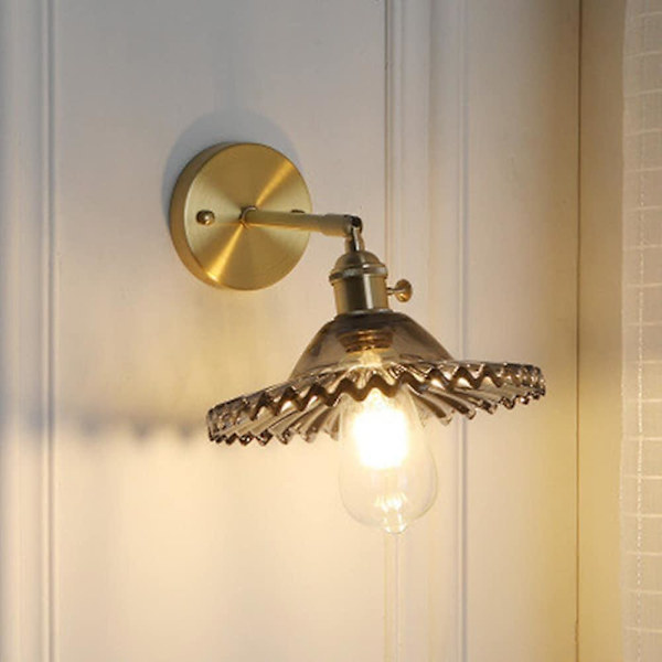 Vegglamper i nordisk stil, vegglamper, soverom, kobberlys