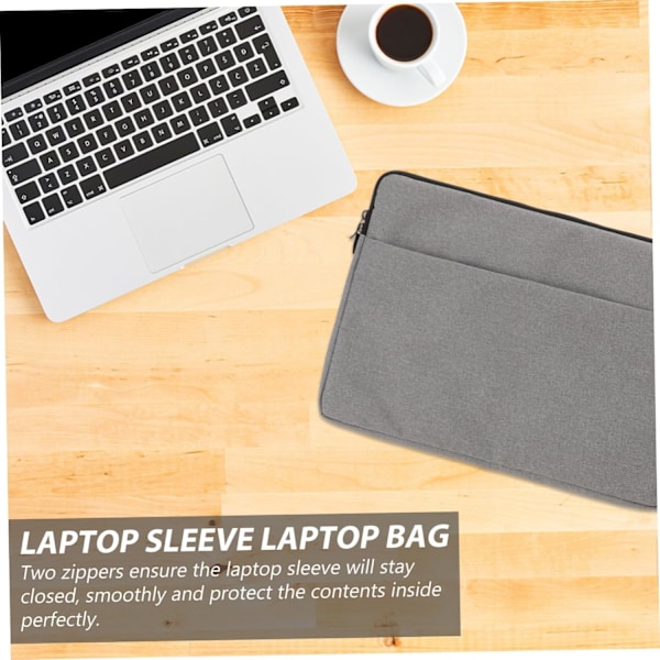 Bärbar Laptopfodral 15,6 tum Laptopväska Dragkedja Skyddande Omslag för Resor