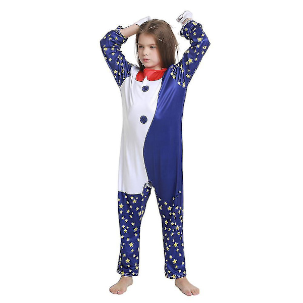 Sundrop Moondrop Jumpsuit Maske Handsker Sæt Børn Drenge Piger Fancy Up Performance Kostume 4-6 Years Moon