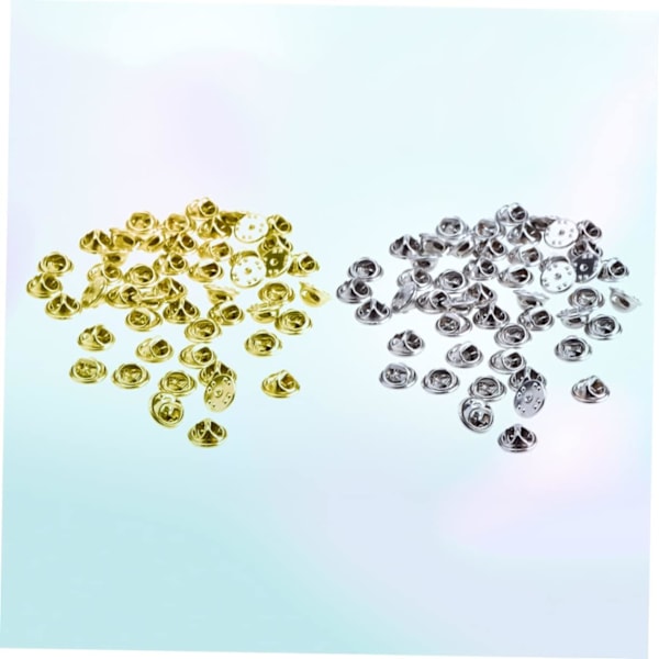 200 stk. Metall Sommerfugl Hatt Clutch Badge Clutches Pin Backs Erstatning for Smykkeprosjekter