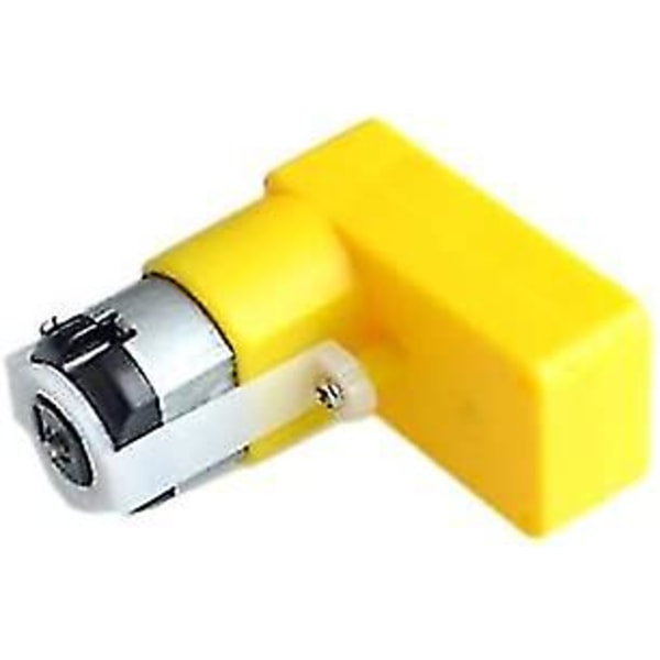 DC-motor 3-6V DC Geared TT Dobbelt Aksel Magnetisk Gearkasse 1:48 Gul 5 stk