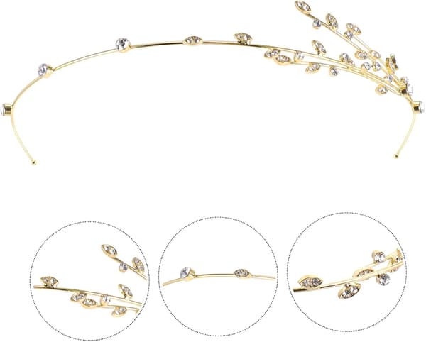 Rhinestone og pilgren hodeplagg pannebånd vinterhodeplagg for kvinner sminke hårbånd kunstig diamant