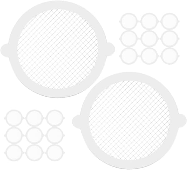 28 stk. engangsavløpshårfangere, universell passform, runde avløpsdeksler i plast