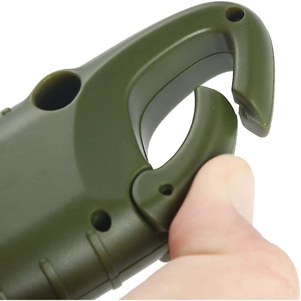 Nødblysflash, Led-lommelygte, Solgenerator, Genopladelig Lommelygte, Camping Udendørs Lommelygte green
