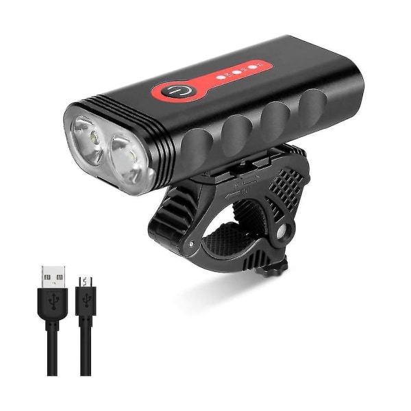 Cykellys USB Genopladelig 2400 Lumen 4 Tilstande IP65