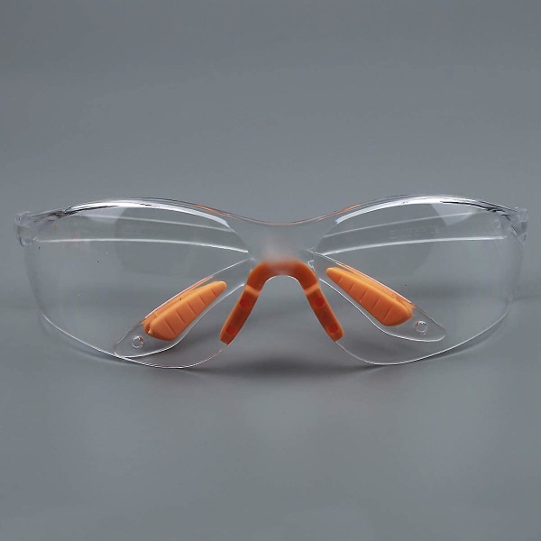 12-pak beskyttelsesbriller Arbejdssikkerhedsbriller med klar linse Anti-dug beskyttelsesbriller