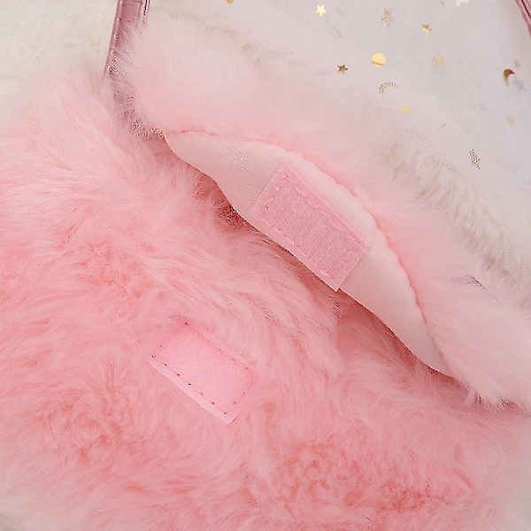 Liten Flickas Plånboksväska - Rosett Mini Reseväska Axelväska Plånbok Crossbody Fickpengspung