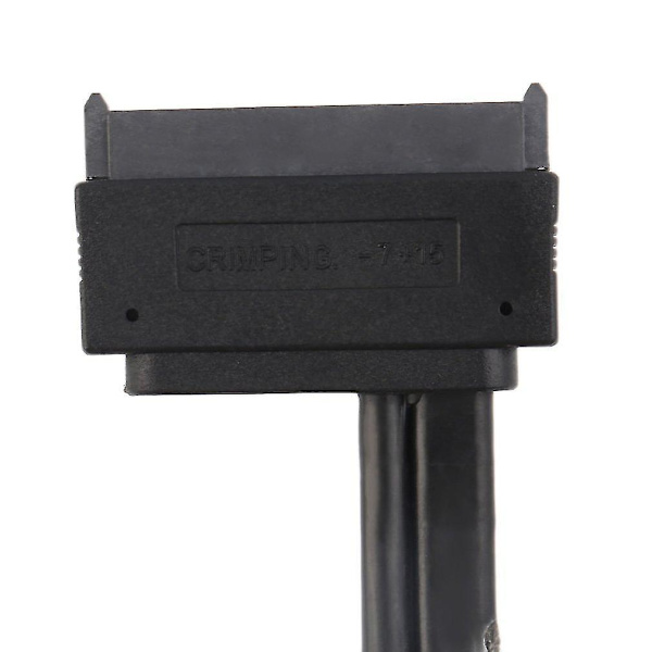 Strömsatt eSATA 5V 12V Combo till 22-stifts SATA HDD-adapterkabel