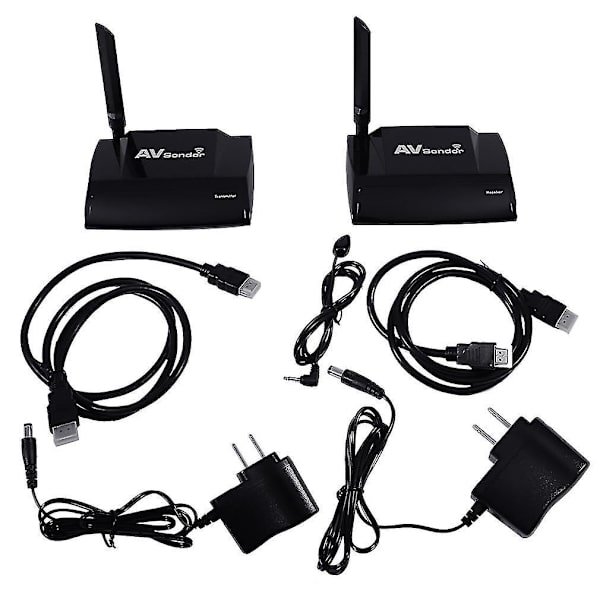 HDMI Trådløs AV Sender TV Lyd Video Transmitter Receiver