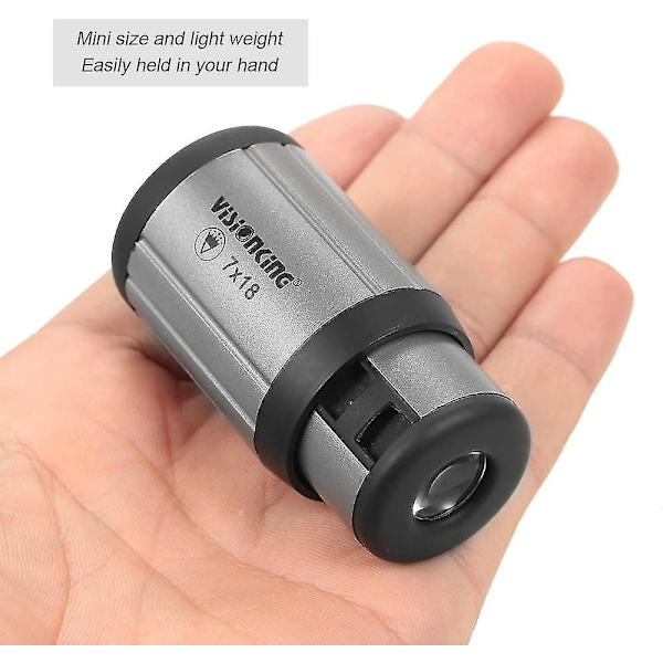 Mini Kompakt Monokulär HD Fickteleskop HD Ultralätt 18 Monokulär