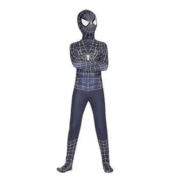 Venom Jumpsuit Barn Pojkar Superhjälte Fancy Up Zentai Bodysuit Performance Costume 11-12 Years