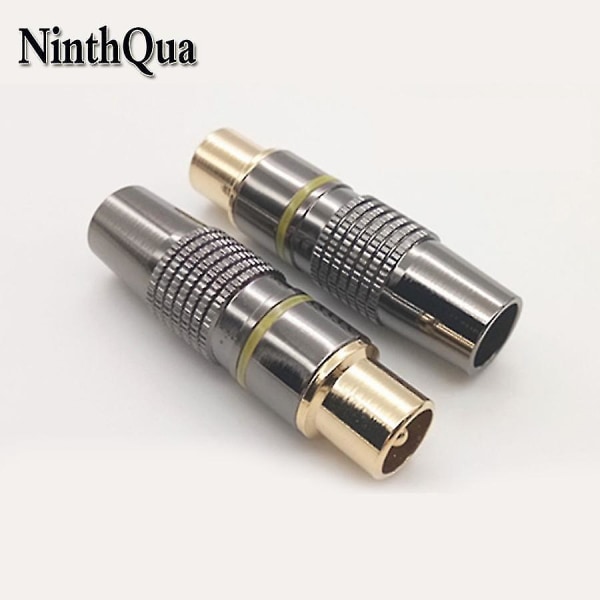 Copper Aluminum Shell Rf Television Male Antenna Connector