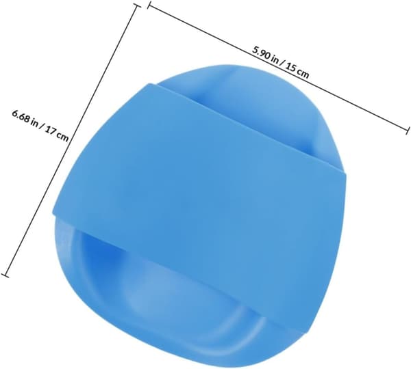 Simhandskar Silikon och Plast Simträningsutrustning med Flexibel Passform och Håller Händerna