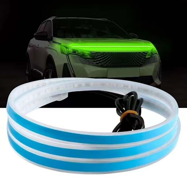 LED-huvbelysning för bil, strålkastare, dagsljus, app