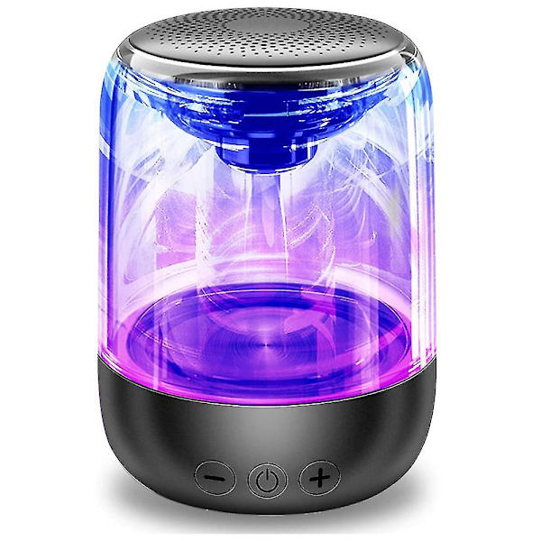 Bluetooth Bærbar Højttaler, Ægte Trådløs Stereo Højttalere, Sort