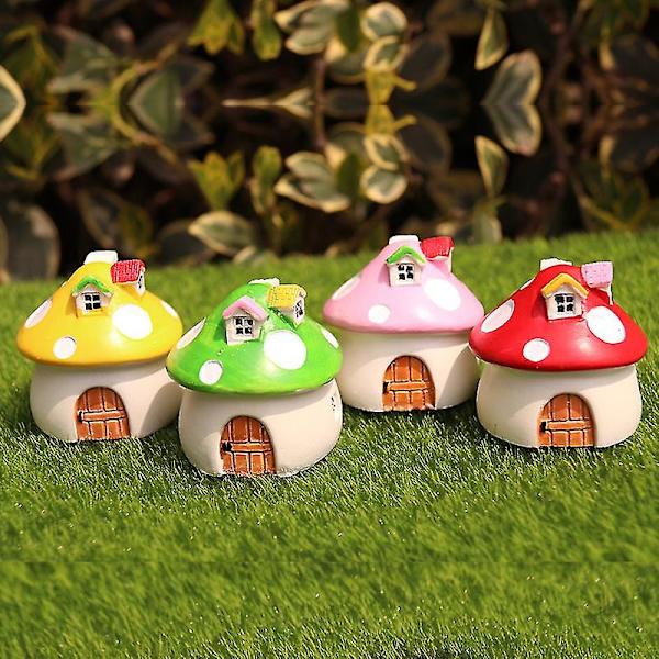 Mini Sopphus Miniatyrpynt (4 stk, Grønn, Gul, Rosa, Rød)
