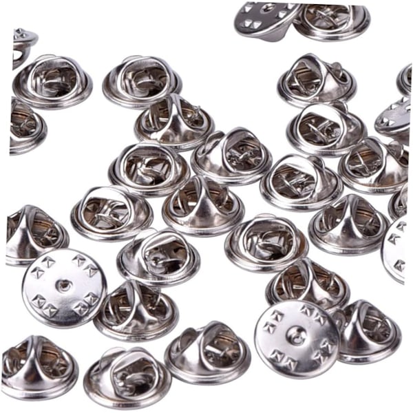 200 stk. Metall Sommerfugl Hatt Clutch Badge Clutches Pin Backs Erstatning for Smykkeprosjekter
