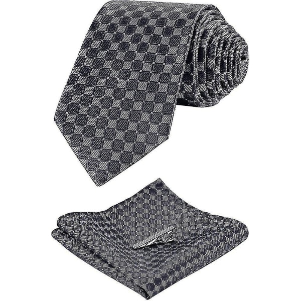 Miesten solmio nenäliinaklipsi solmiossa, silkki miesten set, muodollinen  fbc5 | Fyndiq