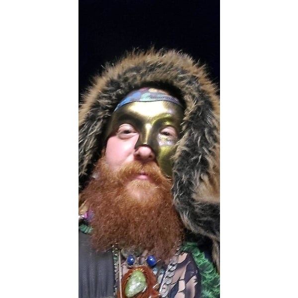 Maskerademaske Retro Fantom Operasjon Ett Øye Halv Ansikt Kostyme 1stk - Antikk Sølv