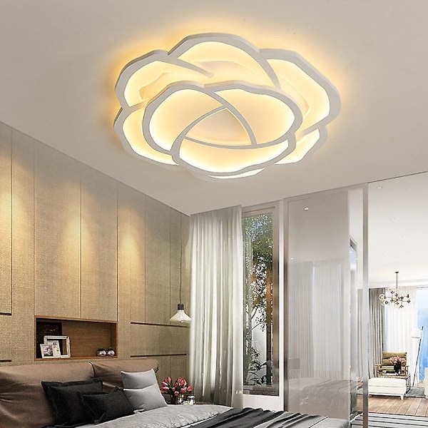 42cm Roseformet LED Loftlampe Romantisk Moderne