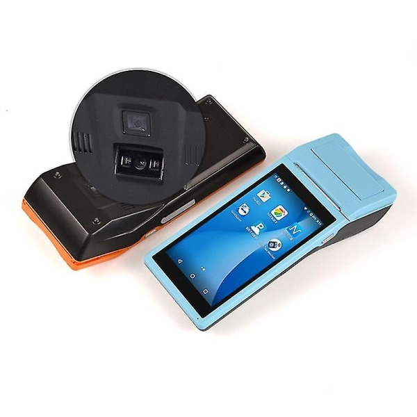 Handhållen Pos Terminal Android 8.1 PDA Bluetooth skrivare